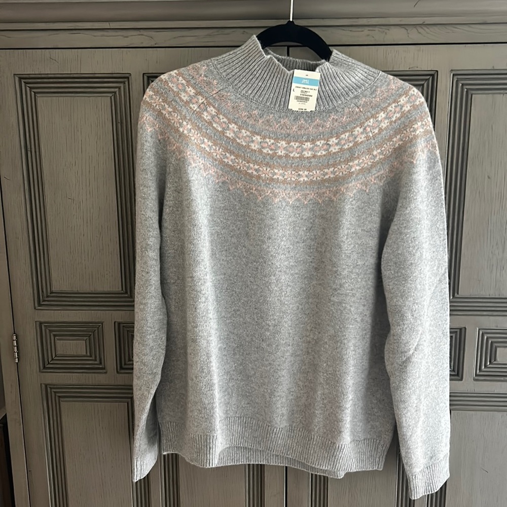 JMclaughlin fair isle sweater new with tags size L